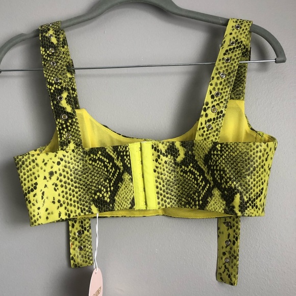Snakeskin Printed Bralette - Picture 3 of 5
